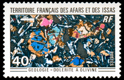 Dolerite and Olivine - Afars and Issas - 1971 -- 30/04/09