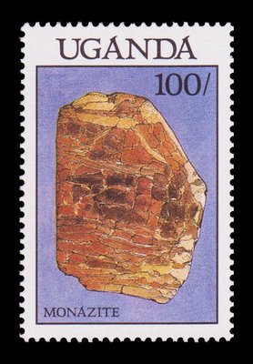 Monazite - Uganda - 1988 -- 03/10/08
