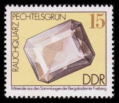 Smoky Quartz Gem - East Germany - 1974 -- 24/02/09