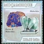 Azurite, Barite, Malachite - Mozambique - 2007 -- 03/05/09