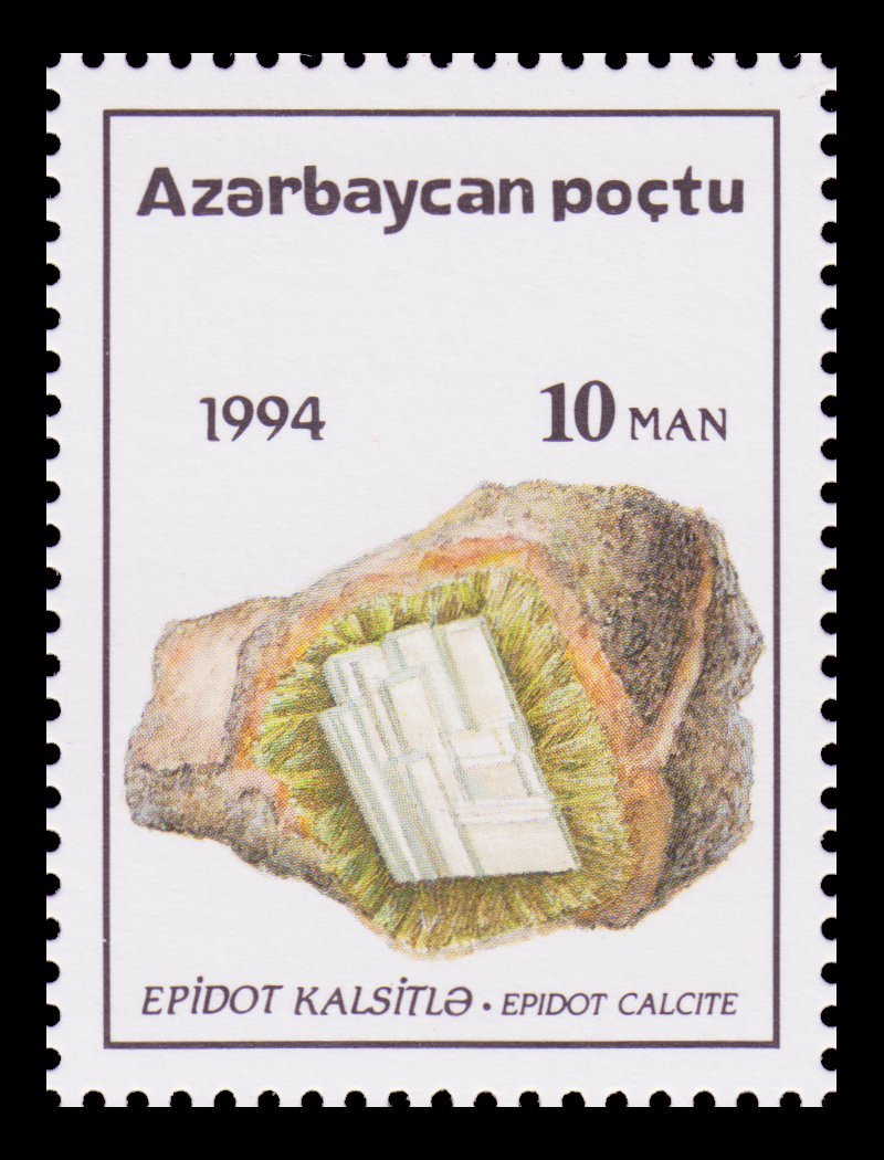 Epidote and calcite